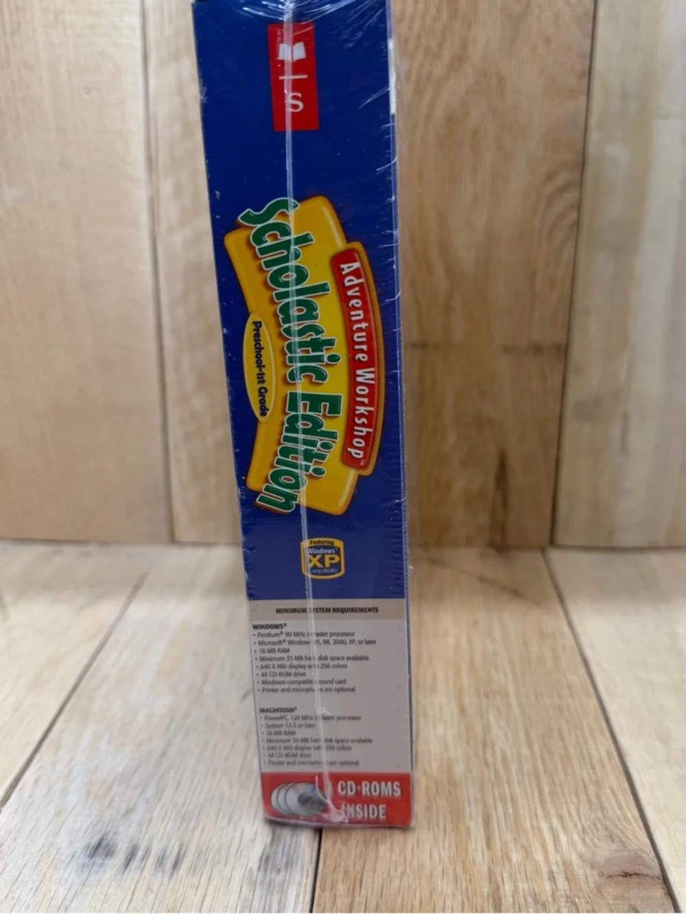 Adventure Workshop: Scholastic Edition Preschool-1st Grade 3 CD-ROM - Sealed BOX